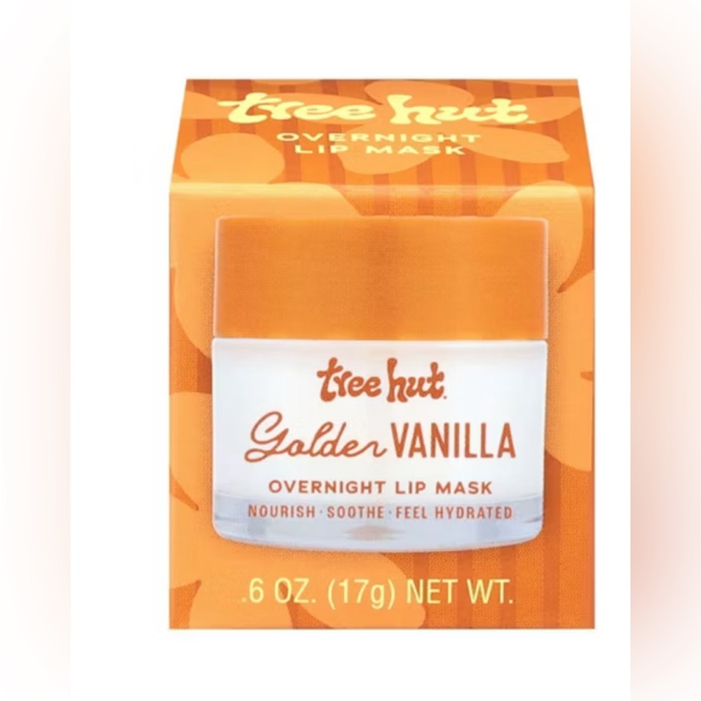 Tree Hut Lip Mask - Golden Vanilla - 0.6oz